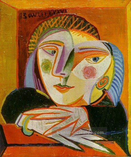Frau a la fenetre Marie Therese 1936 kubist Pablo Picasso Ölgemälde